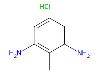 Toluene-2,6-diamine monohydrochloride structure