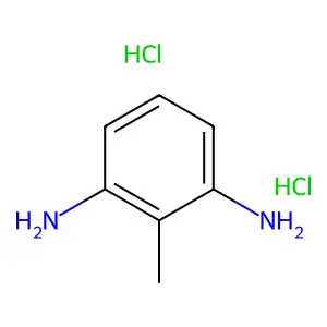 2-甲基-1,3-苯二胺二盐酸盐 structure