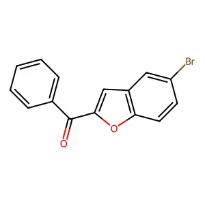 (5-Bromo-1-benzofuran-2-yl)(phenyl)methanone structure