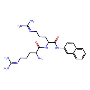 L-精氨酰-N-2-萘基-L-精氨酰胺 structure