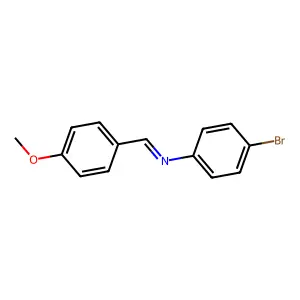 N-(4-Methoxybenzylidene)-4-bromoaniline structure