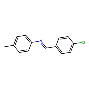N-(4-Chlorobenzylidene)-p-toluidine structure