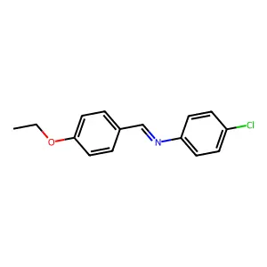 4-Chloro-N-[(4-ethoxyphenyl)methylene]benzenamine structure