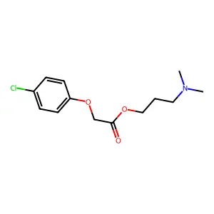 3-(Dimethylamino)propyl (4-chlorophenoxy)acetate structure