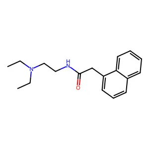 1-Naphthaleneacetamide, N-(2-(diethylamino)ethyl)- structure