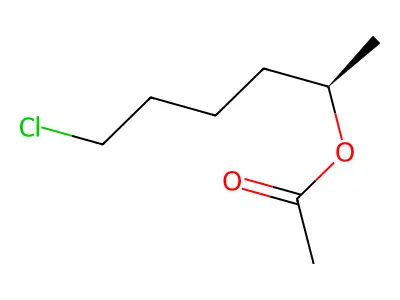 5-Acetoxy-1-chlorohexane structure