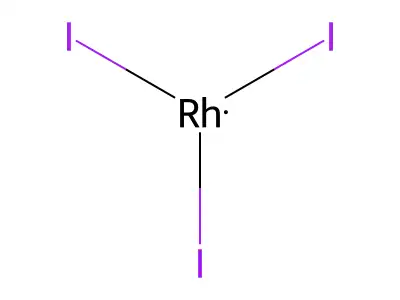 三碘化铑 structure