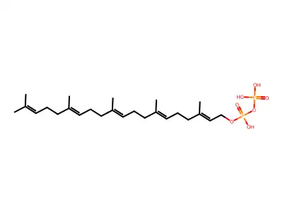 香叶基法尼基焦磷酸 structure