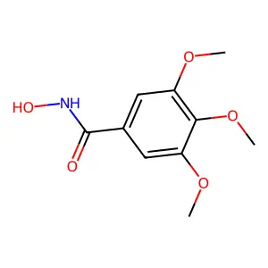 N-羟基-3,4,5-三甲氧基苯甲酰胺 structure