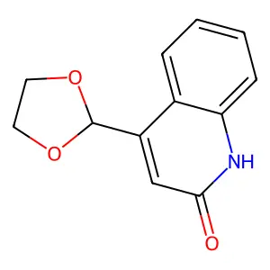 4-(1,3-Dioxolan-2-yl)-2(1H)-quinolinone structure