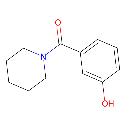 3-(1-Piperidinylcarbonyl)phenol structure