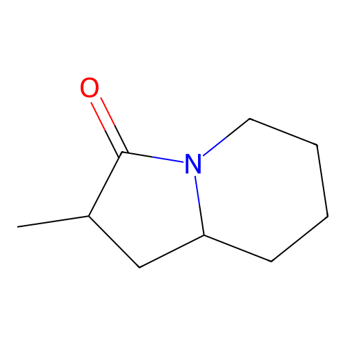 6-methyl-1,2,3,4,5,6-hexahydro-(7H)-cyclopentapyridine-7-one structure