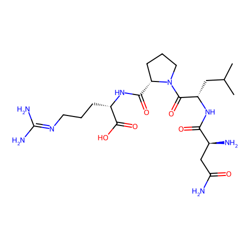 L-Arginine, L-asparaginyl-L-leucyl-L-prolyl- structure