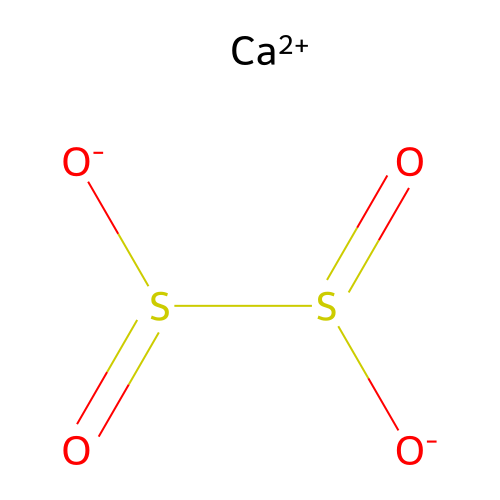 Calcium dithionite structure