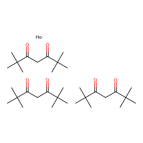 Holmium;2,2,6,6-tetramethylheptane-3,5-dione structure