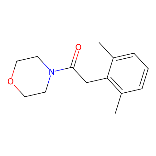 4-[(2,6-Dimethylphenyl)acetyl]morpholine structure