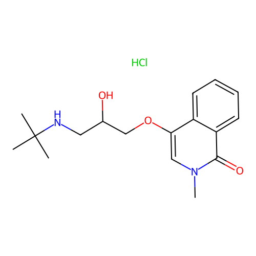 Tilisolol Hydrochloride structure