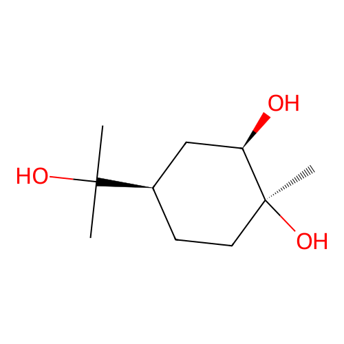 (1s,2r,4r)-p-Menthane-1,2,8-triol structure