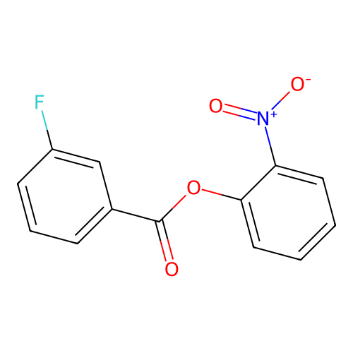 2-Nitrophenyl 3-fluorobenzoate structure