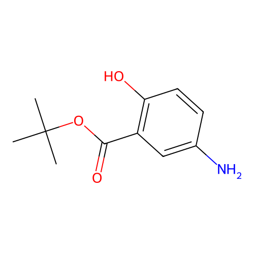 Tert-butyl 5-amino-2-hydroxybenzoate structure