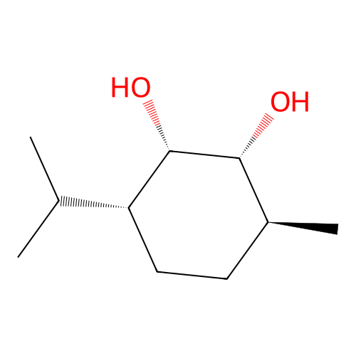 (1S,2R,3S,6R)-3-methyl-6-propan-2-ylcyclohexane-1,2-diol structure