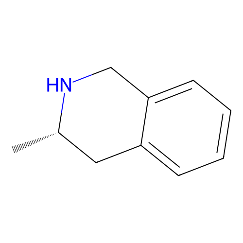 (3S)-3-methyl-1,2,3,4-tetrahydroisoquinoline structure