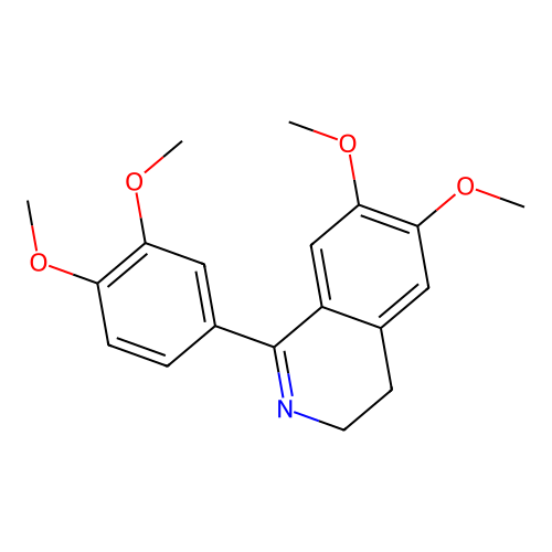 1-(3,4-Dimethoxyphenyl)-6,7-dimethoxy-3,4-dihydroisoquinoline structure