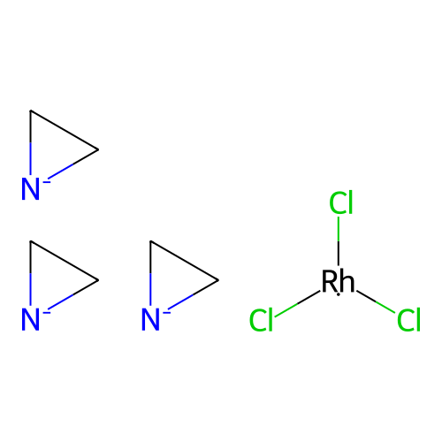 Azanidacyclopropane;trichlororhodium structure