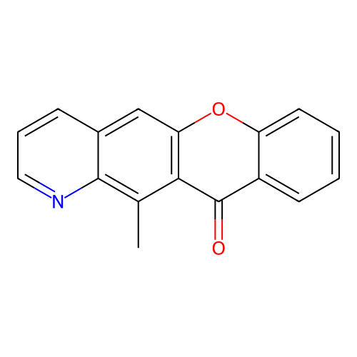 12-Methylchromeno[2,3-g]quinolin-11-one structure