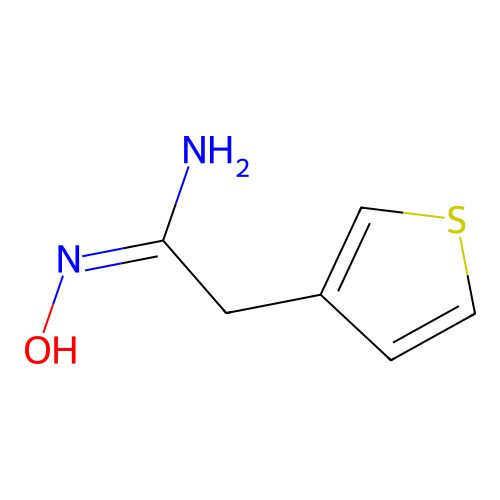 N-Hydroxy-2-thiophen-3-YL-acetamidine structure