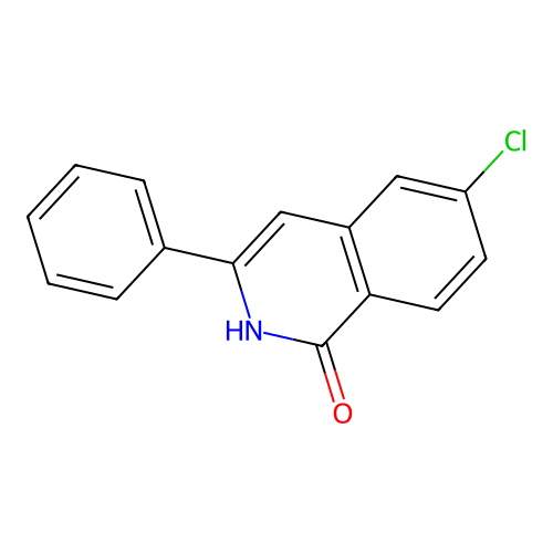 6-chloro-3-phenyl-2H-isoquinolin-1-one structure