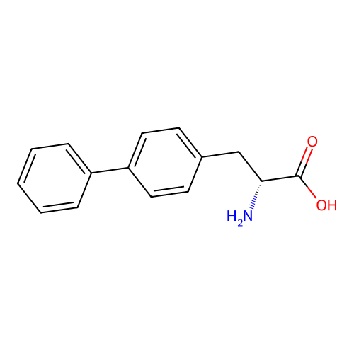 (2R)-2-Amino-3-((1,1'-biphenyl)-4-yl)propanoic acid structure