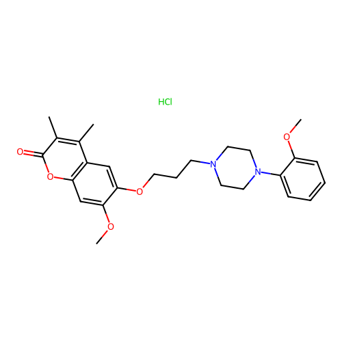 Ensaculin hydrochloride structure