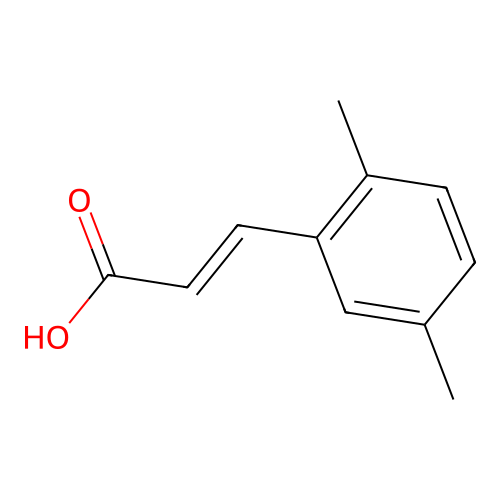 2,5-Dimethylcinnamic acid structure