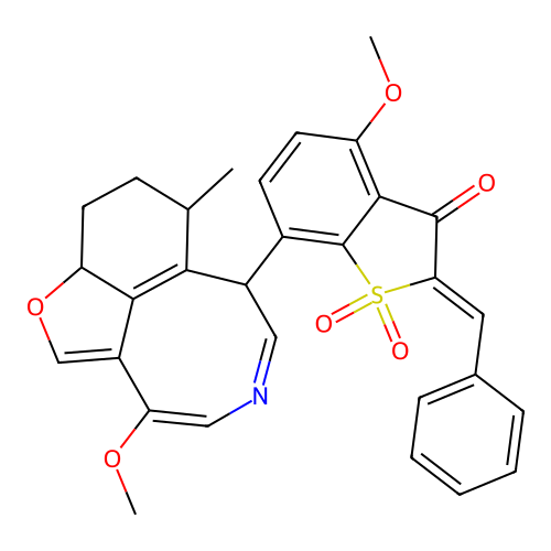C30H27NO6S structure