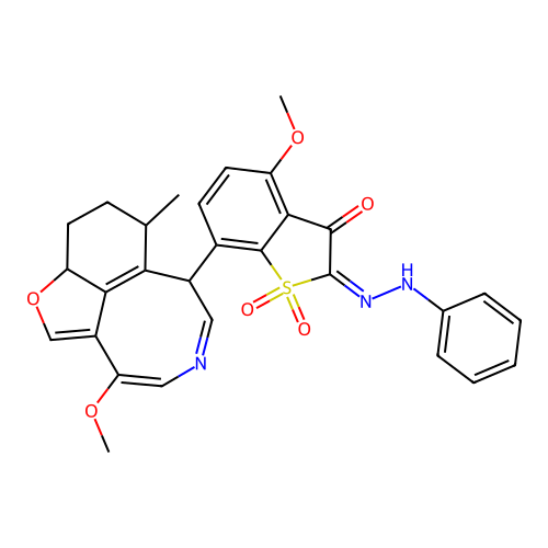 C29H27N3O6S structure