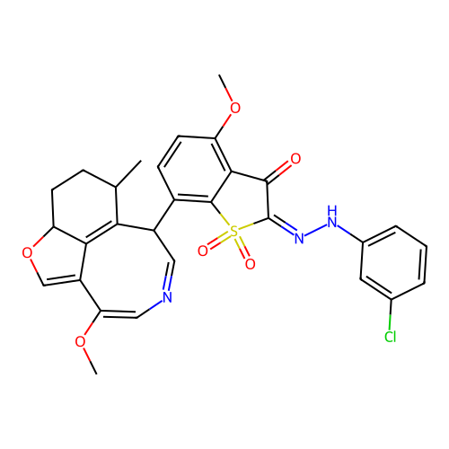 C29H26ClN3O6S structure