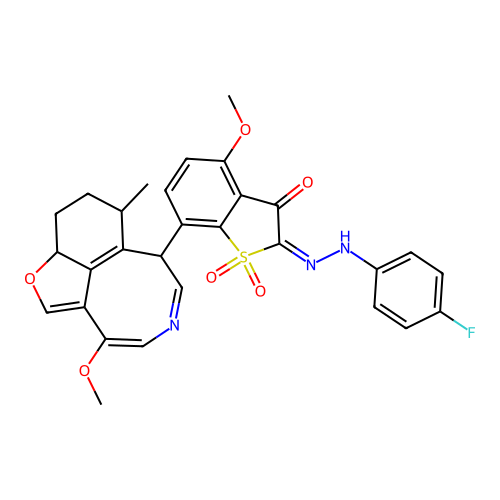 C29H26FN3O6S structure