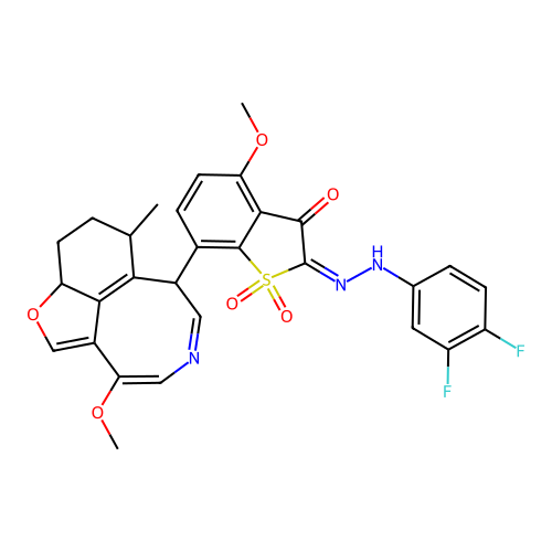 C29H25F2N3O6S structure
