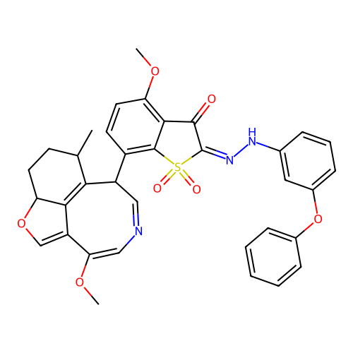 C35H31N3O7S structure
