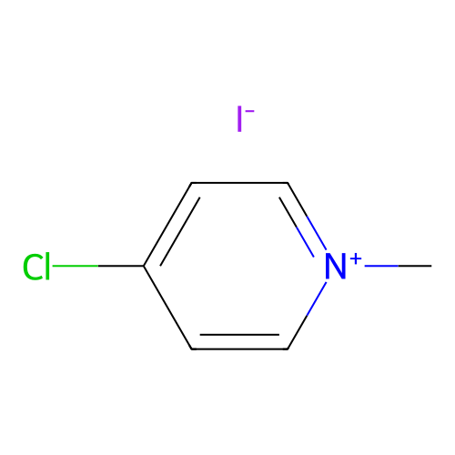 Pyridinium, 4-chloro-1-methyl-, iodide structure