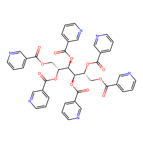 D-Mannitol hexanicotinate structure