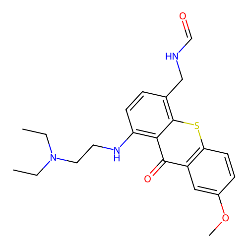 Thioxanthone structure