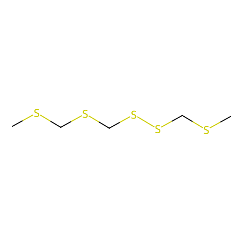2,4,5,7,9-Pentathiadecane structure