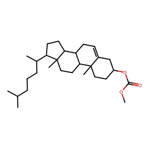 胆甾-5-烯-3-醇(3β)- 3-(甲基碳酸酯) structure