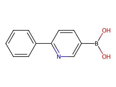 (6-苯基pyridi正-3-yl)硼酸 structure