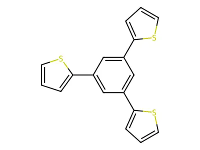 1,3,5-Tri(thiophen-2-yl)benzene structure