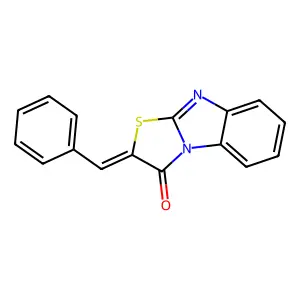 2-benzylidene[1,3]thiazolo[3,2-a]benzimidazol-3(2H)-one structure
