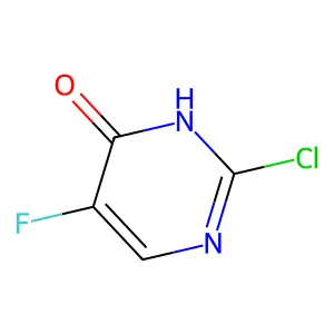 2-Chloro-5-fluoropyrimidin-4-ol structure