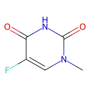 5-Fluoro-1-methyl-2,4(1H,3H)-pyrimidinedione structure